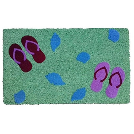 Imports Decor Sandy Flip Flop Door Mat 550PVCF